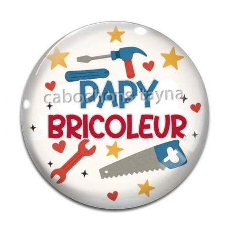 Cabochon Verre - papy bricoleur