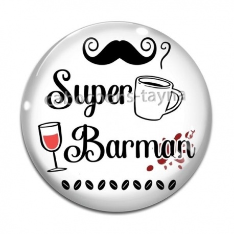 Cabochon Verre - super barman