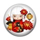 Cabochon Résine - kokeshi