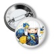 Badge - kokeshi