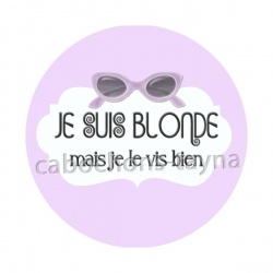 je suis blonde mais je le vis bien