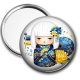 Miroir de poche - kokeshi