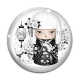 Cabochon Verre - kokeshi