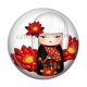 Cabochon Résine - kokeshi