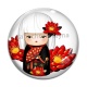 Cabochon Verre - kokeshi