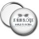 Miroir de poche - je suis blonde mais je le vis bien