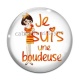 Cabochon Verre - je suis une boudeuse