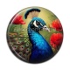 Cabochon Résine - paon