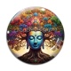 Cabochon Verre - arbre de vie bouddha