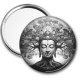 Miroir de poche - arbre de vie bouddha