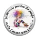 Cabochon Verre - je devrais perdre du poids mais je n'aime pas perdre