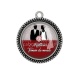 Pendentif Cabochon Argent - meilleure témoin