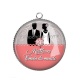 Pendentif Cabochon Argent - meilleure témoin