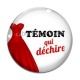 Cabochon Verre - témoin qui déchire