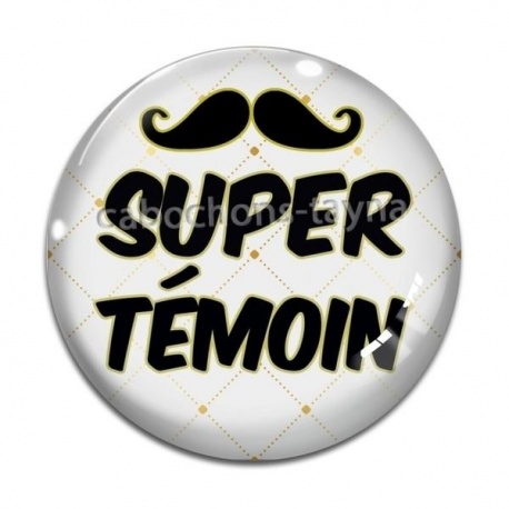 Cabochon Verre - super témoin