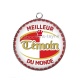 Pendentif Cabochon Argent - meilleur témoin