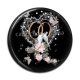 Cabochon Résine - oiseau mariage