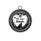 Pendentif Cabochon Argent - une super témoin