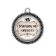 Pendentif Cabochon Argent - meilleure témoin