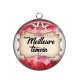Pendentif Cabochon Argent - meilleure témoin