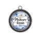 Pendentif Cabochon Argent - meilleure témoin