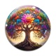 Cabochon Verre - arbre de vie