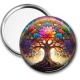 Miroir de poche - arbre de vie