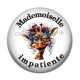 Cabochon Résine - mademoiselle impatiente