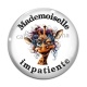 Cabochon Verre - mademoiselle impatiente
