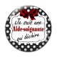 Cabochon Verre - aide soignante qui déchire