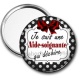 Miroir de poche - aide soignante qui déchire