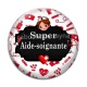 Cabochon Verre - super aide soignante