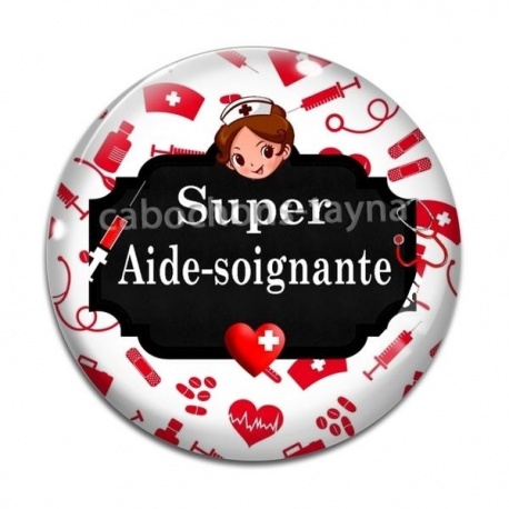 Cabochon Verre - super aide soignante