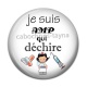 Cabochon Résine - je suis une amp