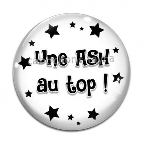 Cabochon Verre - une ASH au top