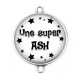 Connecteur Cabochon Argent - une super ASH