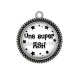 Pendentif Cabochon Argent - une super ASH