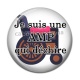 Cabochon Résine - je suis une AMP qui déchire