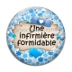 Cabochon Verre - une infirmière formidable