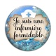 Cabochon Verre - infirmière formidable