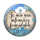 Cabochon Résine - infirmière formidable