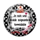 Cabochon Verre - aide soignante formidable
