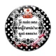 Cabochon Verre - une infirmière qui assure