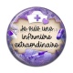 Cabochon Résine - je suis une infirmière extraordinaire