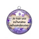 Pendentif Cabochon Argent - je suis une infirmière extraordinaire