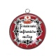 Pendentif Cabochon Argent - je suis une infirmière au top