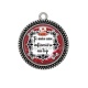 Pendentif Cabochon Argent - je suis une infirmière au top