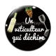 Cabochon Verre - un viticulteur qui déchire