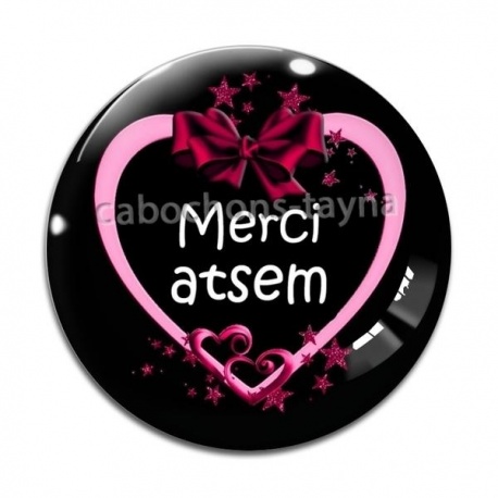 Cabochon Verre - merci astem