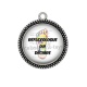 Pendentif Cabochon Argent - réflexologue